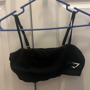 Black gymshark sports bra